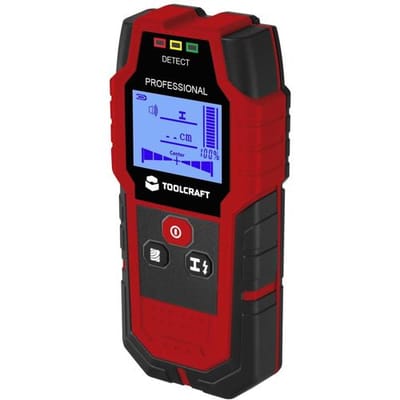 TOOLCRAFT TO-9627699 Detectieapparaat Detectiediepte (max.) 120 mm