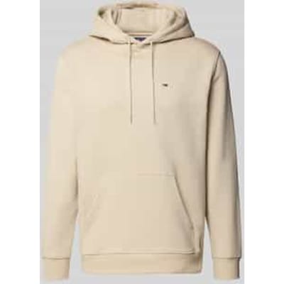 Regular fit hoodie van katoenmix