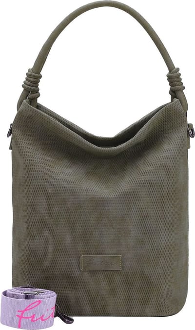 Fritzi aus Preußen Schoudertas Juky02 Sunny Hobo Bag Moss Kaki