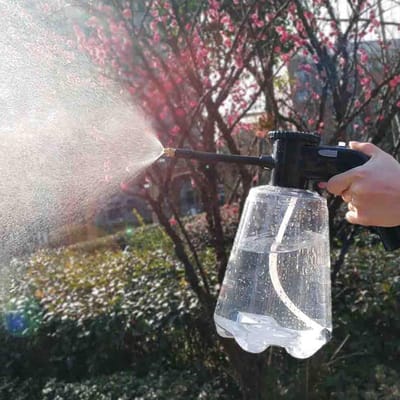 Elektrische spuitfles - Mistsproeier planten - Planten water geven - 360° verstelbare kop - 2L - Veelkleurig