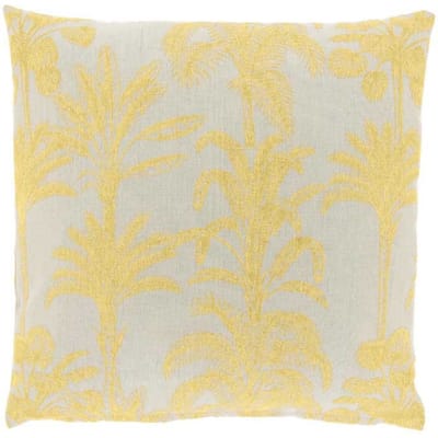 Unique Living - Sierkussen Tilly Lemon Yellow -45x45cm