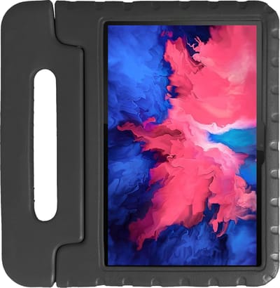 Hoes - Geschikt voor Lenovo Tab P11 - Kinderhoes Shockproof Bumper - Kidsproof Case - Tablet Hoesje - Kinder Hoesje Cover - Zwart