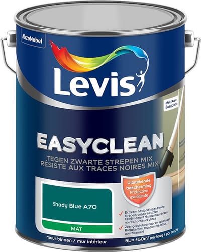 Levis - Easyclean Tegen Zwarte Strepen Mix - Shady Blue A70 - Mengverf - 5 L