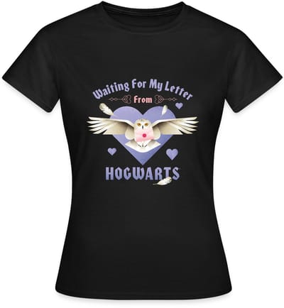 Harry Potter Waiting For My Letter From Hogwarts T-Shirt Dames