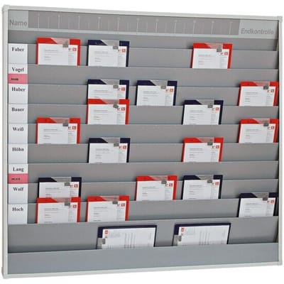 Werkorder planbord met 5 rijen en 10 sleuven (101575)