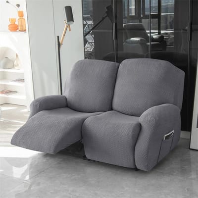 Nordic effen kleur jacquard relaxfauteuil hoes voor woonkamer stretch relaxfauteuil hoes relax lazy boy fauteuil hoes