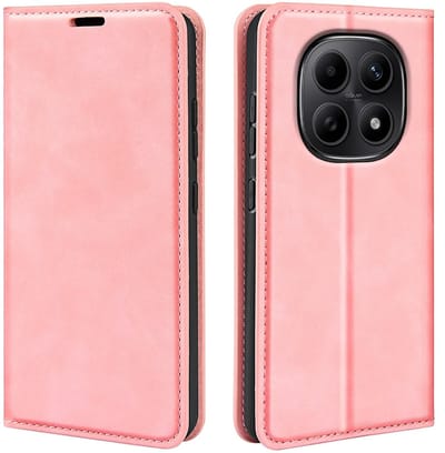 MobyDefend Hoesje - Geschikt voor Xiaomi Redmi Note 15 4G - Luxe Wallet Bookcase (Magnetische Sluiting) - Roze