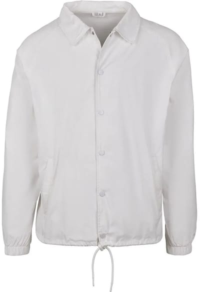 Build your Brand Coach Jacket BY128 - White - S