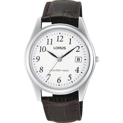 Lorus Heren RS965BX9 - Horloge - 36 mm - Bruin