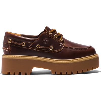 Leather Lace-Up Slip-On Shoes Wo - Bordeaux Lace Up Shoes