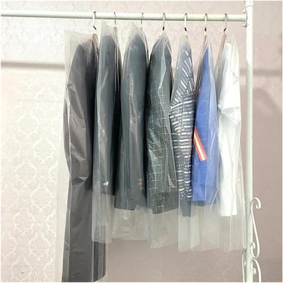Kledinghoezen Set - Kleding Beschermers - Kleding Opbergen - Stof- en Vochtwerend - 10 Stuks - Transparant