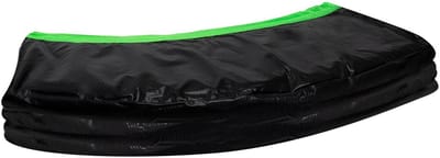 VirtuFit Beschermrand - Trampolinerand - Zwart / Groen - 15 mm dik - Ø305 cm - Beschermrand Trampoline - UV en Waterbestendig PVC