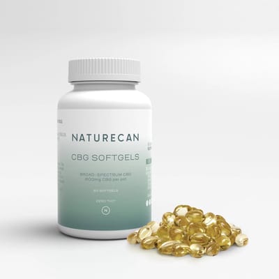 Naturecan CBG Olie Capsules - 60 Capsules - CBG Softgels - THC-vrij