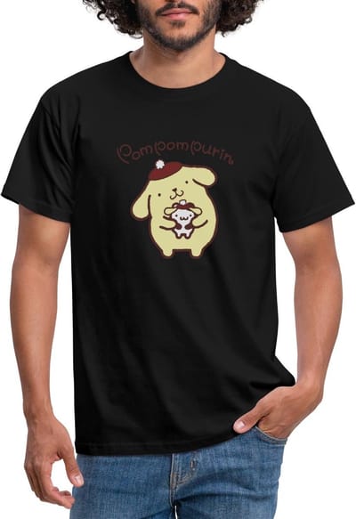 Pompompurin Met Muffin Verkleed Als Pompom Purin T-Shirt Heren