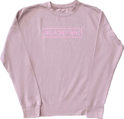 Blackpink - Logo Sweater/trui - M - Roze