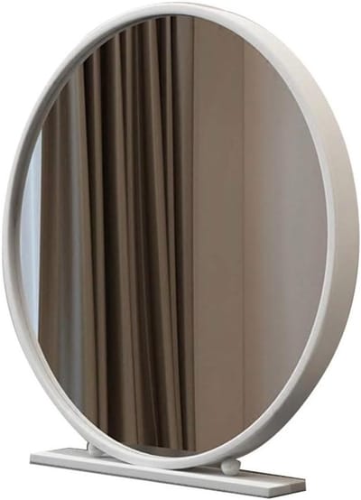 Ronde Spiegel - Vanity Spiegel - Make-up Aanbrengen - Vervormingsvrij - 40 cm - Wit