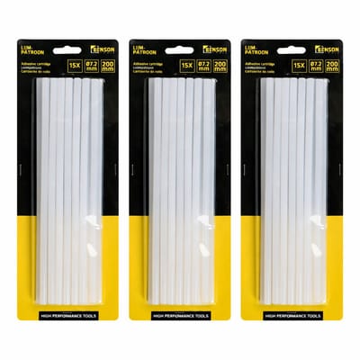 Benson Lijmpatronen 8x200 mm - 45x - transparant - voor standaard lijmpistool