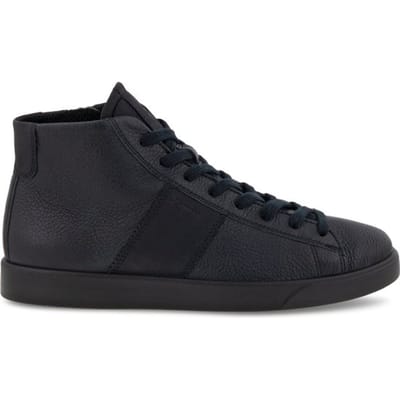 ECCO - maat 38- Street Lite hoge dames veterschoenen - Zwart - Uitneembare zool