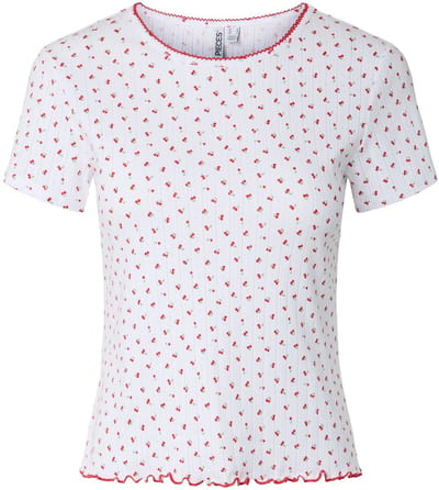 Pieces T-shirt PCMYA POINTELLE