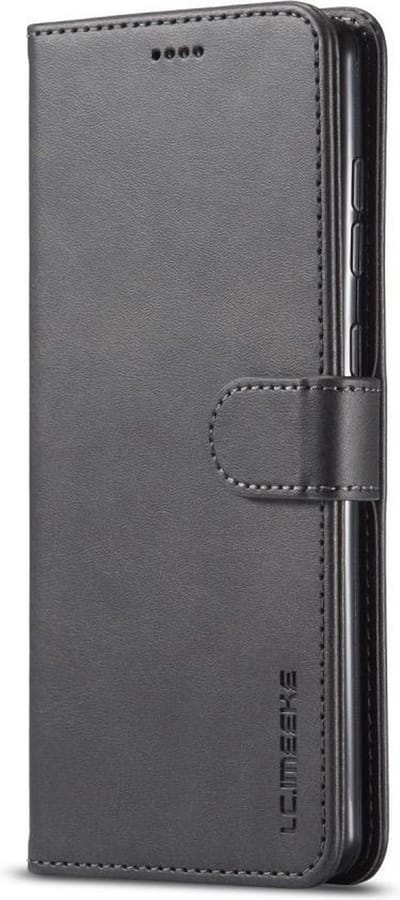 LC.IMEEKE Hoesje - Geschikt voor Samsung Galaxy A71 Hoesje - LC.IMEEKE Luxe Book Case - Zwart