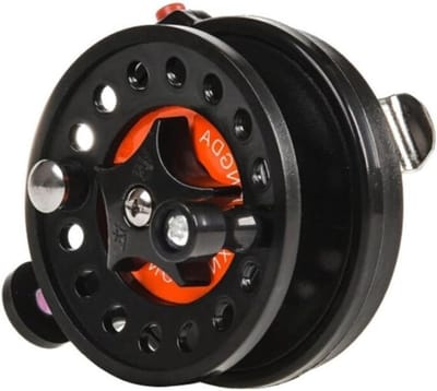 Vliegvis Reel - Vismolen Vliegvissen - Vissen Op Water - Snel Lijn Ophalen - 50 Gram - Zwart