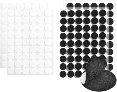 Zelfklevende ronde stippen 10 mm - 1200 stuks - voor wanddecoratie en knutselen - ideaal voor foto's - ShopVlot