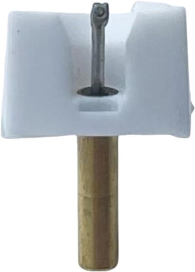 Vervangende naald - Stylus naald - Vinyl luisteren - Verbeterde geluidskwaliteit - 3 x 3 x 1 cm - Wit