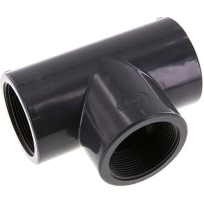 T-koppeling Rp2'' Pvc-u EN 1452-3 16 bar (224.8psi)