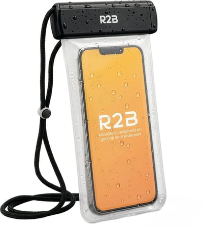 R2B Waterdicht Telefoonhoesje met Koord - Onderwater Hoesje Telefoon - Drybag - Geschikt voor alle Smartphones - Waterdicht Telefoonhoesje - Waterdicht Hoesje