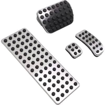4 STuks Pedaalhoes Vervanging voor Vito W639 W447 2011 2018 Auto Antislip Gaspedaal Rem en Rustgebied Pedaalmat Set
