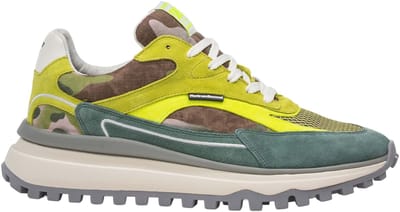 Floris van Bommel - DE GRIPPER 08.01 - Lage sneakersVrije tijdsschoenenHeren sneakers - Kleur: Groen - Maat: 46