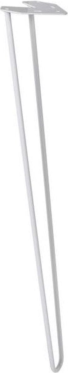 Wovar Tafelpoot Wit Staal Industrieel | 72 cm | Per Stuk | Tafelpoten wit