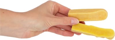 Budget Pet Deals Hondensnacks - Yak Kaas - 5 stuks - Gecertificeerd - Kauwstaafje - Vegetarisch - XS 25-35 gram per stuk