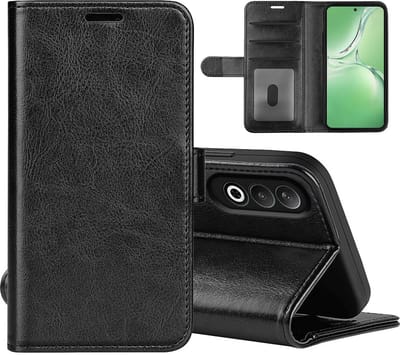 MobyDefend Hoesje - Geschikt voor OnePlus Nord CE 4 - Wallet Book Case (Sluiting Achterkant) - Zwart