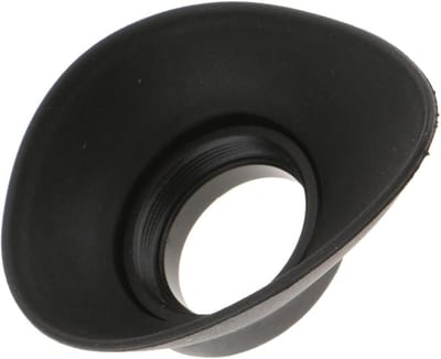 Camera Oogschelp - Zoekerkap Rubber - Betere Foto's Maken - Comfort en Bescherming - 22 mm Adapter - Zwart