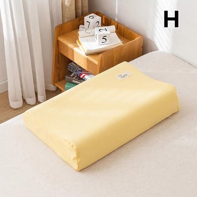 Nouvelle Taie d'Oreiller en Coton Confortable Chambre à Coucher Sommeil Mousse à Mémoire Latex Housse d'Oreiller Femmes Enfants Housse d'Oreiller 50*30cm/60*40cm 30x50cm