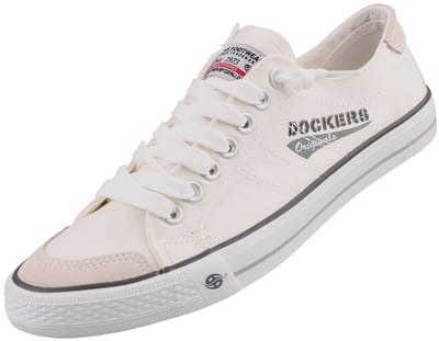 Dockers by Gerli heren sneaker canvas wit