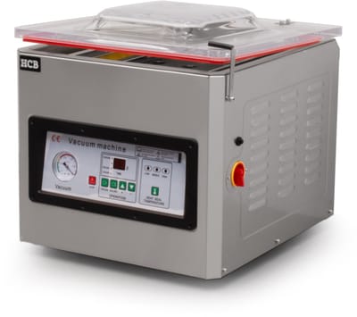 HCB® - Vacumeermachine - 400 mm - 230V - RVS / INOX - 55x49x45.5 cm (DxBxH) - 55 kg - 7382