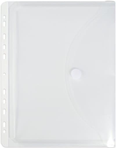 Oxford brochurehoes met uitrek-vouwen, A4, PP, 0,2 mm