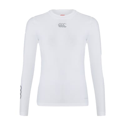 Canterbury Dames/Dames Thermoreg Base Layer Top met lange mouwen (Wit)