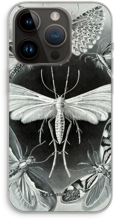 Case Company® - Hoesje geschikt voor iPhone 14 Pro hoesje - Haeckel Tineida - Soft Cover Telefoonhoesje - Bescherming aan alle Kanten en Schermrand