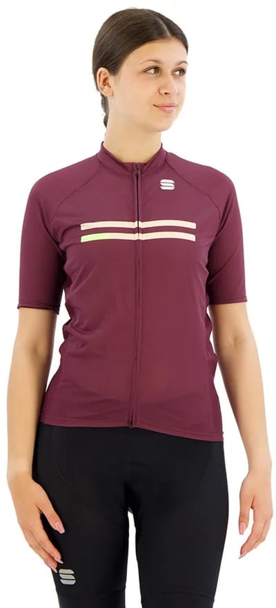 Sportful Joy Korte Mouw Wielertrui Paars S Vrouw
