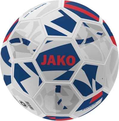 Lichte Futsalbal Wit/Blauw/Rood Maat 4 350g - Optimaal voor Indoor Voetbal