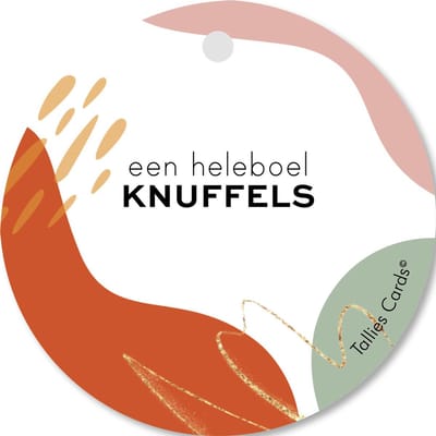 Tallies Cards - kadokaartjes  - bloemenkaartjes - Knuffels - Abstract - set van 5 kaarten - beterschap - ziekte - 100% Duurzaam
