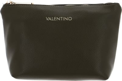 VALENTINO Toilettas Ring Re Soft Cosmetic Case Militare Olijfgroen