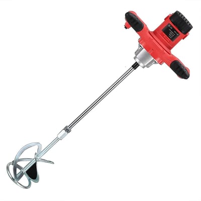 Elektrische Mixer - Beton Boor - Mengen van Materiaal - 6 Snelheden Instelbaar - 2100 W - Grijs