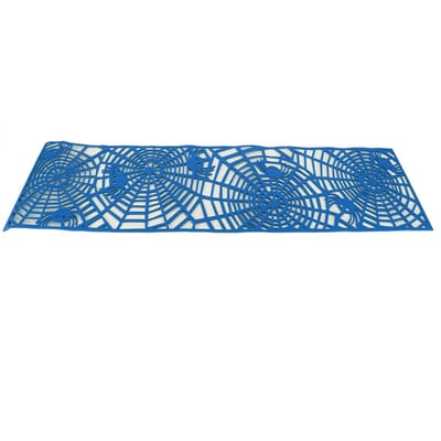 Nappe Forme Rectangle Découpe Chemin de Table pour Décorations de Mariage et de Maison bleu clair