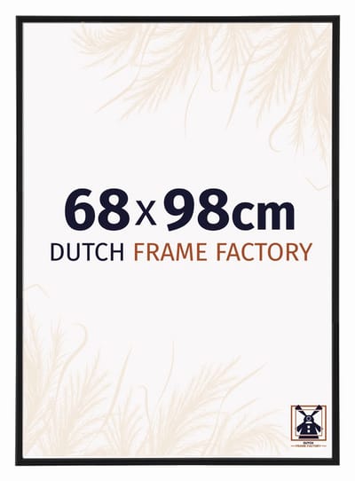 Fotolijst 68x98 cm - Kunststof - Zwart Mat - Angers