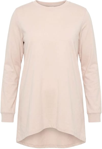 Angel of Style - Dames - Sweatshirt langere A-lijn DANCE-rugprint - Linnen - Maat 42