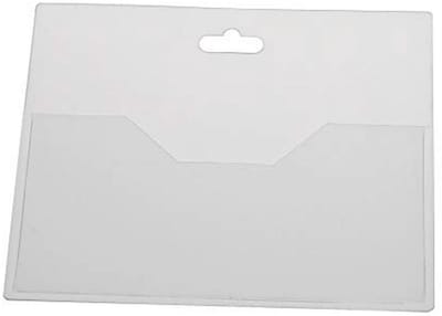 Transparante Open Kaarthouder voor Kaarten 90x60mm - 24 Stuks